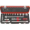 Hex.sock. wrench set 1/2"19-piece